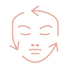 Facial skin rejuvenation icon