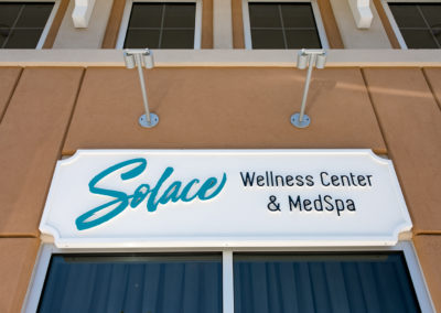Solace Wellness Center & MedSpa sign